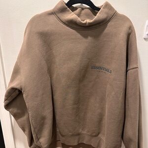 Essentials oversized mock neck sweatshirt